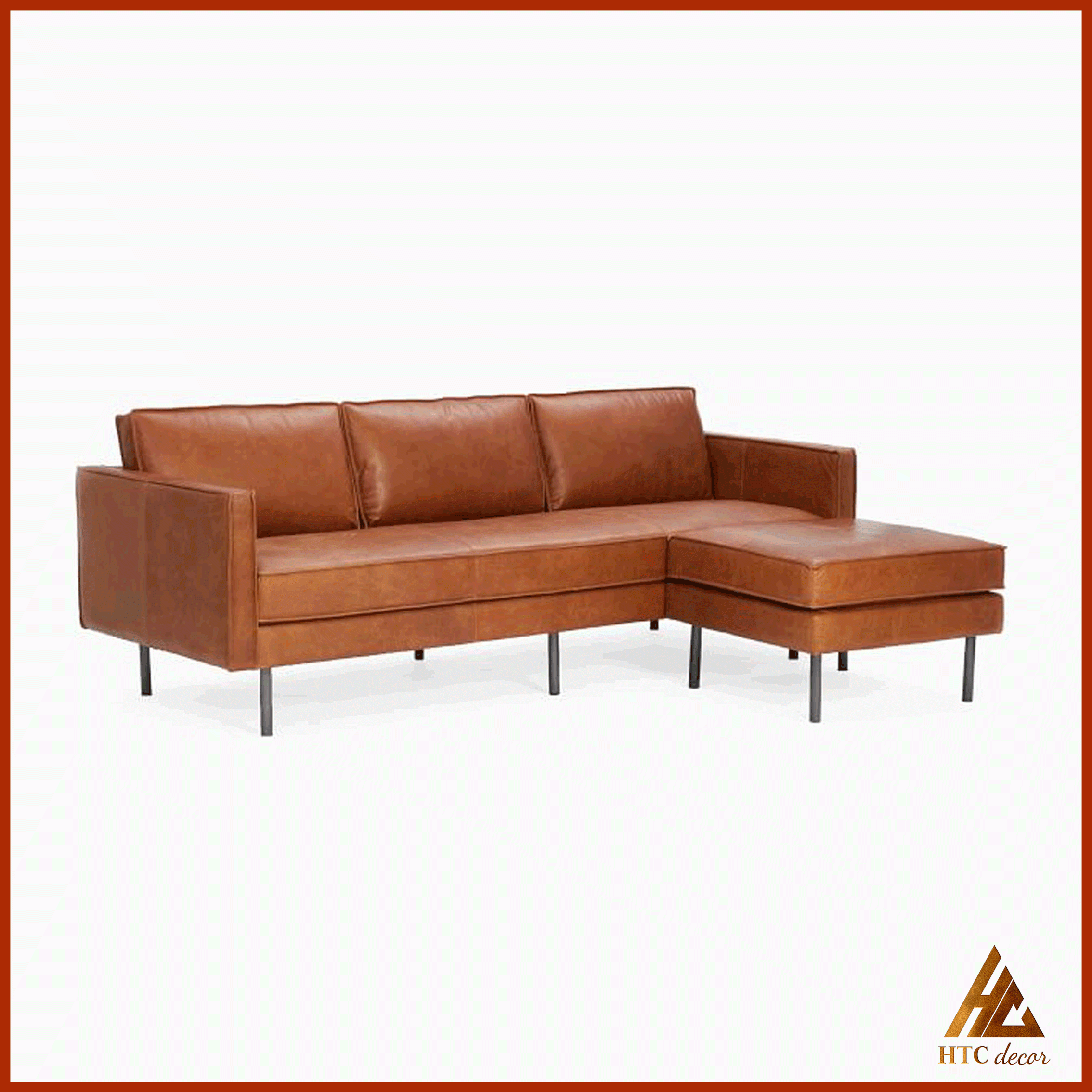 Ghế Sofa Góc L Axel Da Simili